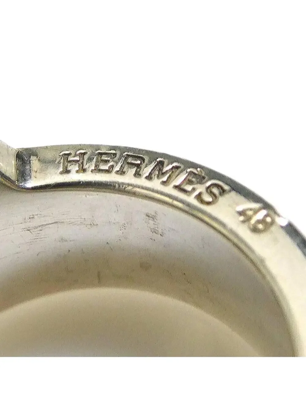 Auth Hermes Ring Silver - #302837H31B